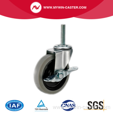 Flat Rim Industrial TPR Caster